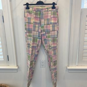 Boys Pastel Madras Polo by Ralph Lauren Pants.